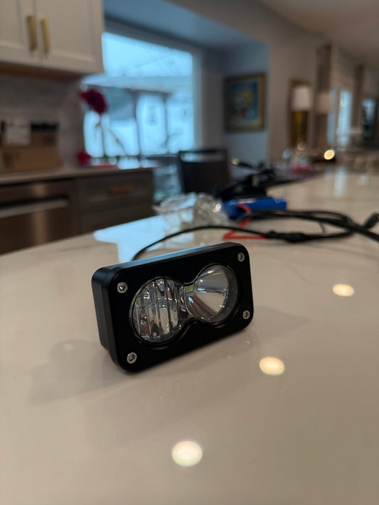 Battery Powered Baja Light (White/Clear)