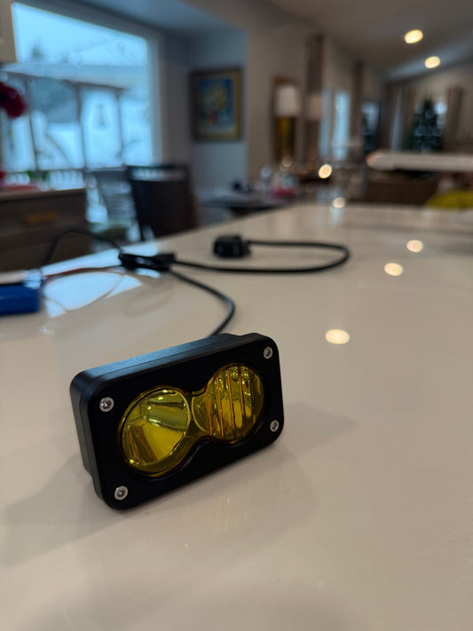 Battery Powered Baja Light w/ Switch (Amber)