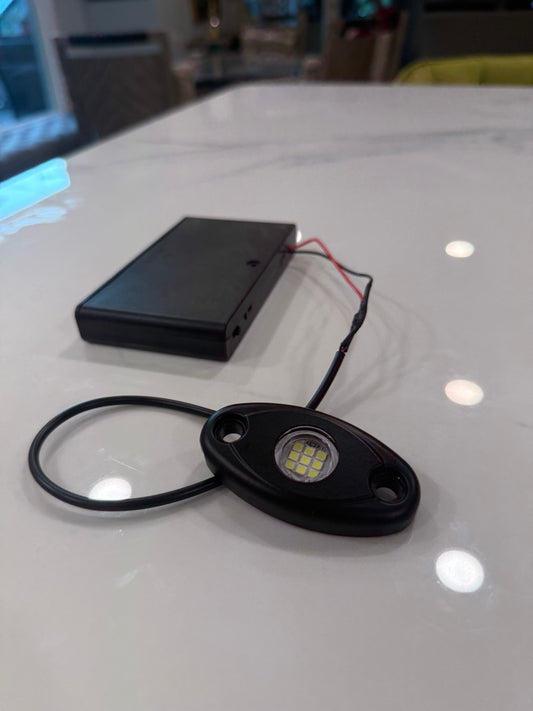 Battery Powered RockLight for E-bikes & E-scooters.